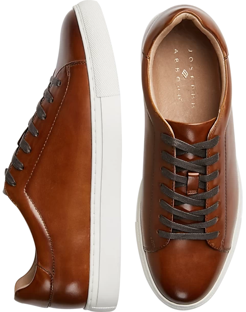 Joseph Abboud Adriano Sneakers, Cognac