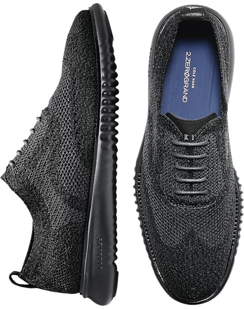 Cole Haan Zerogrand Stitchlite Wingtip Oxfords, Black