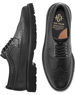 Cole Haan American Classics Longwing Oxfords, Black