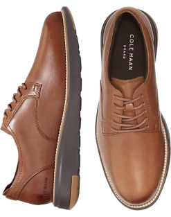 Cole Haan Grand Atlantic Leather Oxfords, Cognac