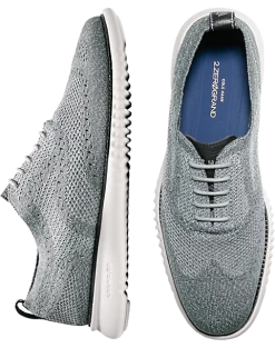 Cole Haan Zerogrand Stitchlite Wingtip Oxfords, Gray