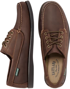Eastland Falmouth Camp Moc Toe Oxfords, Brown
