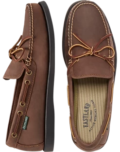Eastland Yarmouth Camp Moc Toe Boat Shoes, Brown