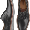 Johnston & Murphy Upton Plain Toe Oxfords, Black