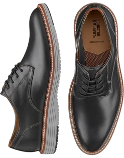 Johnston & Murphy Upton Plain Toe Oxfords, Black