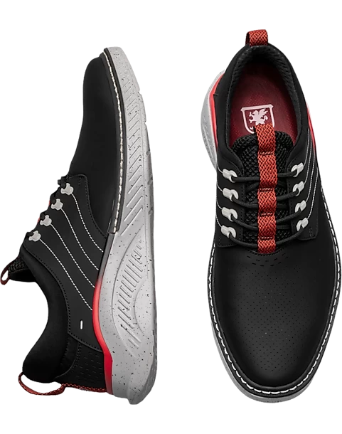 Stacy Adams Barna Lace-Up Sneakers, Black