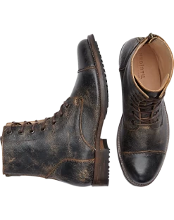 Bed Stu Protege Cap Toe Boots, Tan