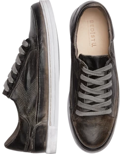 Bed Stu Wizard Moc Toe Sneakers, Black