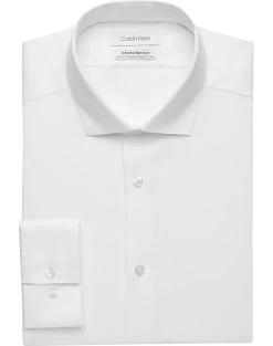 Calvin Klein Infinite Non-Iron Slim Fit Stretch Collar Dress Shirt, White