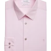 Calvin Klein Slim Fit Embroidered Logo Dress Shirt, Pink