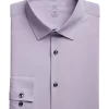 Michael Strahan Modern Fit Spread Collar Dress Shirt, Lilac