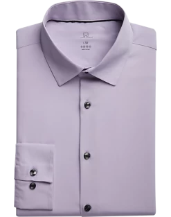 Michael Strahan Modern Fit Spread Collar Dress Shirt, Lilac