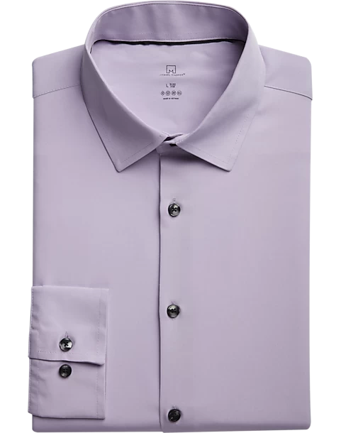 Michael Strahan Modern Fit Spread Collar Dress Shirt, Lilac