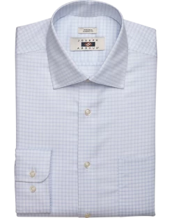 Joseph Abboud Classic Fit Dress Shirt, Blue Plaid