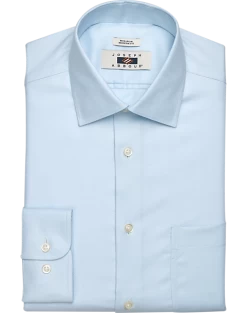 Joseph Abboud Modern Fit Dress Shirt, Blue Micro Print