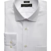 Pronto Uomo Big And Tall Executive Fit Queen's Oxford Dress Shirt, White