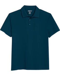 Awearness Kenneth Cole Modern Fit Welded Polo, Teal