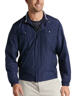 Con.Struct Modern Fit Hybrid Jacket, Navy
