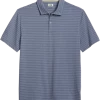 Joseph Abboud Modern Fit Polo, Slate Tonal Stripe