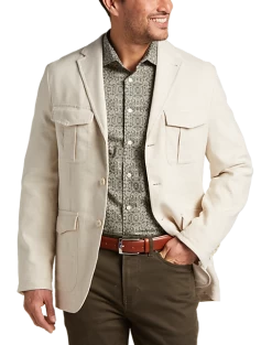 Joseph Abboud Modern Fit Soft Jacket, Beige
