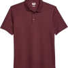 Joseph Abboud Modern Fit Luxe Cotton Polo, Burgundy