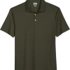 Joseph Abboud Modern Fit Luxe Cotton Polo, Olive Green