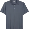 Joseph Abboud Modern Fit Luxe Cotton Polo, Slate Gray