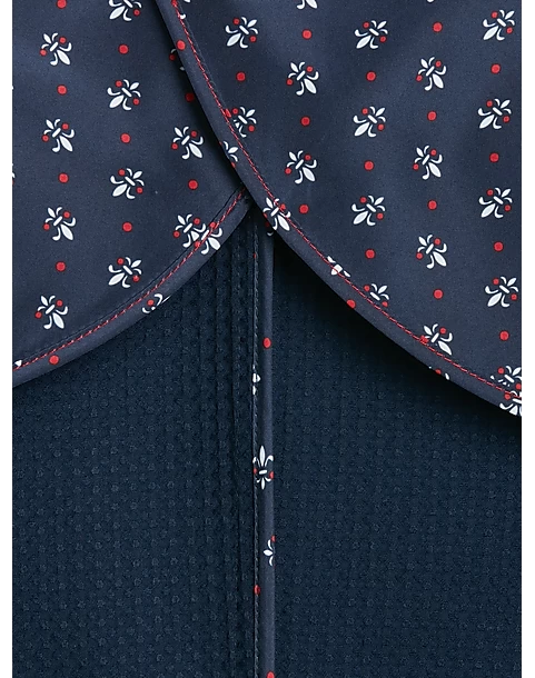 Paisley & Gray Slim Fit Soft Jacket, Navy - Image 4