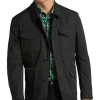 Paisley & Gray Slim Fit Casual Jacket, Black