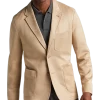 Joseph Abboud Modern Fit Notch Lapel Ultra Suede Soft Jacket, Sand