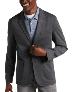 Awearness Kenneth Cole Modern Fit Notch Lapel Soft Jacket, Charcoal