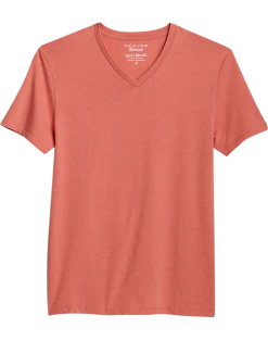 Lucky Brand Classic Fit Burnout T-Shirt, Orange