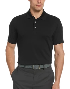 PGA Tour Classic Fit Airflux Polo, Black