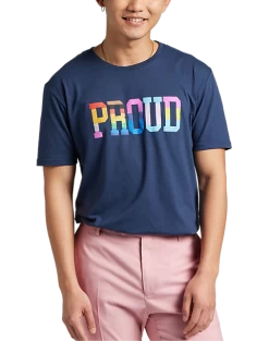 The Phluid Project Classic Fit Proud Graphic Crew, Black