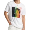The Phluid Project Classic Fit It's Just Love Graphic Crew, White