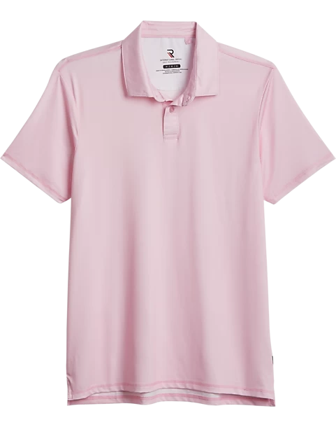 Report Collection Modern Fit Knit Polo, Pink