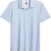 Report Collection Modern Fit Knit Polo, Light Blue