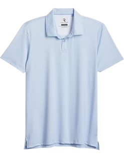 Report Collection Modern Fit Knit Polo, Light Blue
