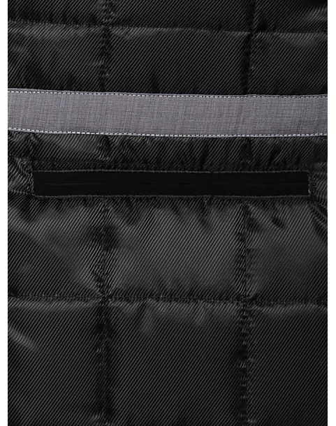 Joseph Abboud Modern Fit Bonded Raincoat, Black - Image 3