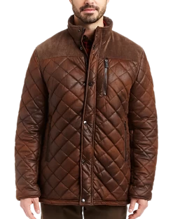 Rainforest Classic Fit Coat, Cognac