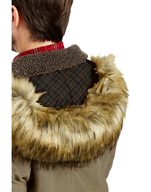 Rainforest Classic Fit Hooded Parka, Brown - Image 2