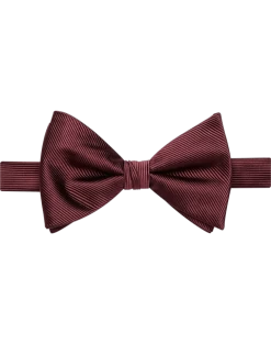 Calvin Klein Pre-Tied Bow Tie, Wine