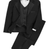 Peanut Butter Collection Toddler's Tuxedo With Bow Tie, Black