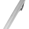 Pronto Uomo Matte Silver Tie Bar