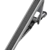 Pronto Uomo Tie Bar, Matte Gray Dot