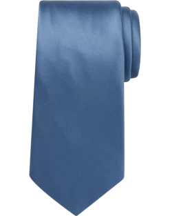 Pronto Uomo Steel Blue Narrow Tie