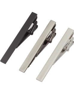 Pronto Uomo Modern Tie Bar 3-Pack