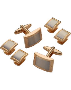 Pronto Uomo Cufflinks & Studs Set, Gold & Silver