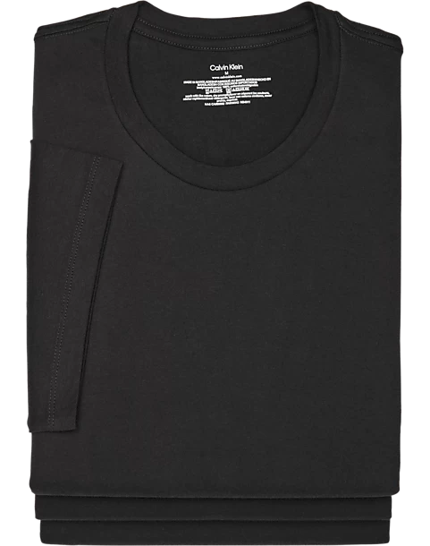 Calvin Klein Crew Neck T-Shirt, 3-Pack, Black