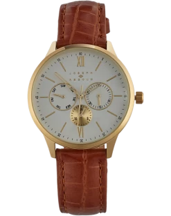 Joseph Abboud Watch, Gold & Brown